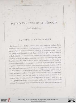 Pietro Vanucci dit Le Pérugin