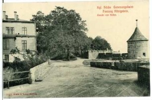 Königstein. Festung, Genesungsheim, Ansicht von Süden