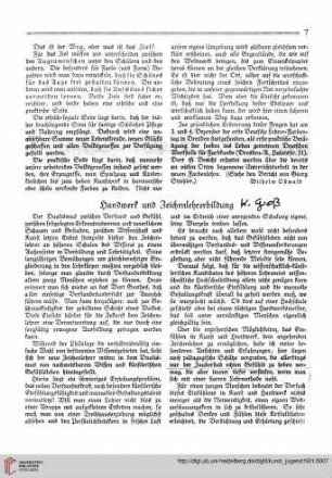 N.F. 1.1921 S. 7-9: Handwerk und Zeichenlehrerbildung