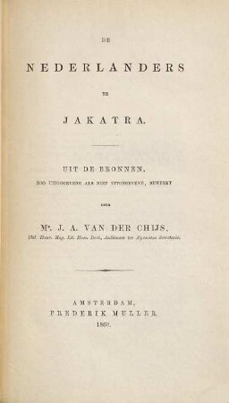 De Nederlanders te Jakatra