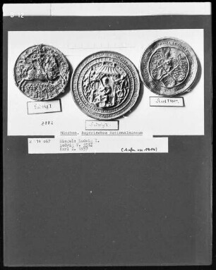 Siegel Ludwig I., Ludwig V. 1512, Karl I. 1657