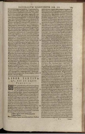Liber Tertius; Qui Est De Aquis