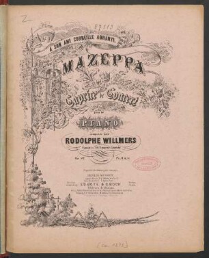 Mazeppa : Caprice de Concert pour le PIano : Oe. 97