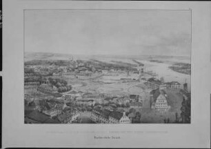 Panorama der K. S. Residenzstadt Dresden und ihrer Umgebungen. Nordwestliche Ansicht