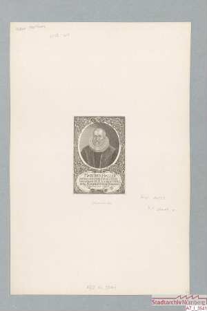 Martin (VI.) Haller, Erster Duumvir; geb. 1552; gest. 1617