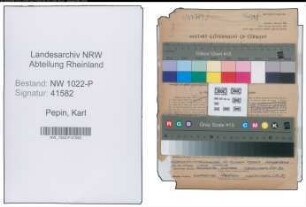 Entnazifizierung Karl Pepin , geb. 09.02.1903 (Architekt)