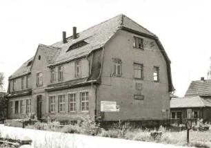 Breunsdorf. Gebäude, Nr. 30 (1801/1900). Straßenansicht. Zustand nach Freizug für Kohleabbau