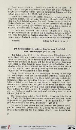 Ein Urnenfriedhof der älteren Eisenzeit von Knickbrink, Gem. Krankenhagen