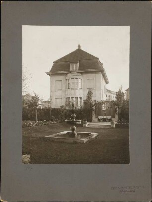 Villa Siegfriedstraße (vermtl. Haus der Brüder Bestelmeyers), München: Ansicht