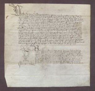 König Heinrich VII. nimmt die Abtei Selz in seinen besonderen Schutz und erklärt, dass die Ansprüche des Markgrafen von Baden auf die Vogtei daselbst nichtig seien