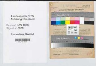 Entnazifizierung Konrad Haneklaus , geb. 17.04.1892 (Kaufmann)