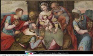 Anbetung Christi durch die heiligen drei Könige