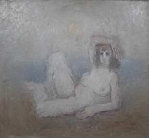 Frau am Strand