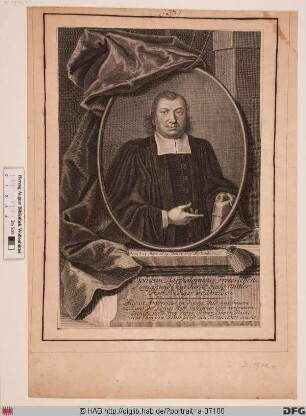Bildnis Johann Bartholomäus Freiesleben
