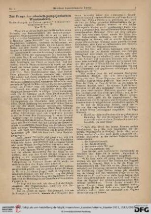 8: Zur Frage der römisch-pompejanischen Wandmalerei, [3] : Bemerkungen zu Keims "neuen" Rekonstruktionsversuchen, 2