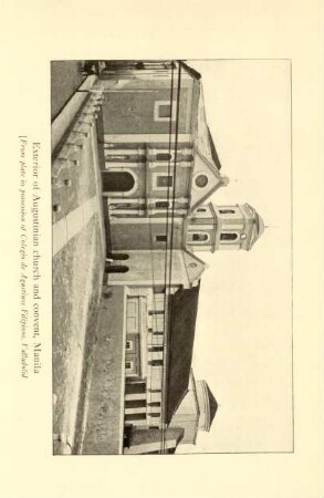 Exterior of Augustinian church and convent, Manila