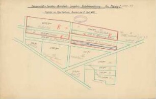 Heimatverein Gosenbach: Genossenschaft Landbau Gosenbach, Lageplan-Katasterbezeichnung am Maiweg