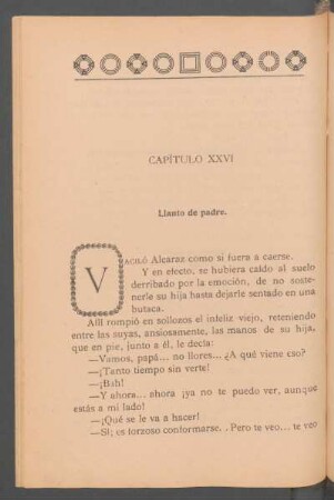 Capítulo XXVI - Llanto de padre.