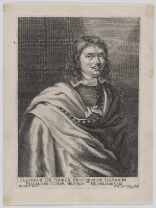 Bildnis des Claudius de Grieck