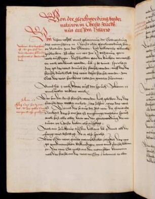 51v-53r, Von der gleichwerdung baider naturen in Christo Zeuckhnus aussem hilario