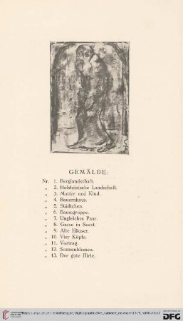 Gemälde (Nr. 1-35)