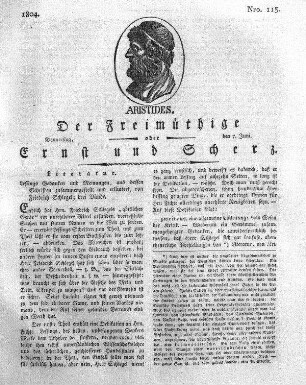 Nro. 113., Donnerstag den 7. Juni