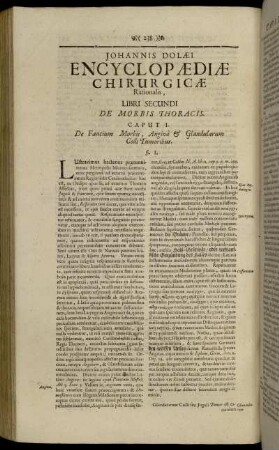 Libri Secundi. De Morbis Thoracis.