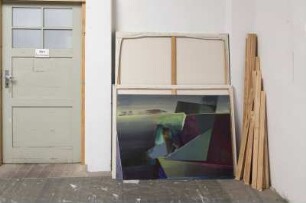 Atelier des Malers Marten Kirbach (*1979), Dresden