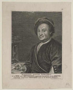 Bildnis des Johannes David Köhler