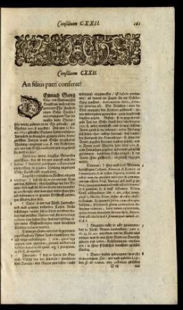 Consilium CXXII.