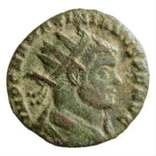Münze, Follis (Follaro), 299 n. Chr.