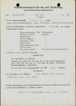 Steil, Hans