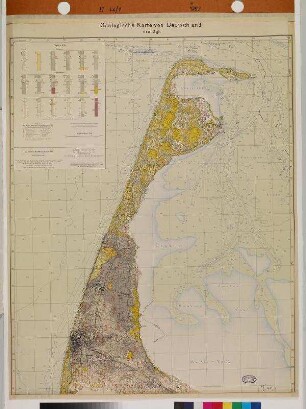 Geologische Karte von Deutschland Insel Sylt