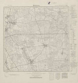 3528 (alte Nr.: 1890) Meinersen, Meßtischblatt (4cm - Karte)