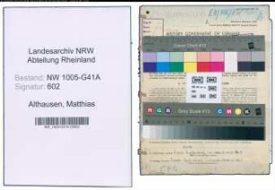 Entnazifizierung Matthias Althausen , geb. 27.03.1917 (Bahnpolizist)
