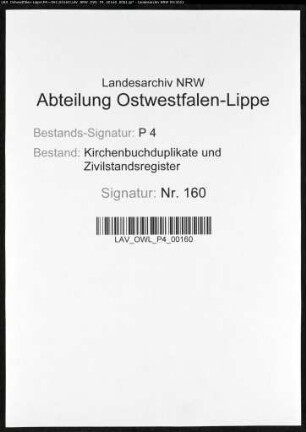 Zivilstandsregister der Stadt Kamen (H 1812). (Gemeinde: Kamen, Kreis Unna)