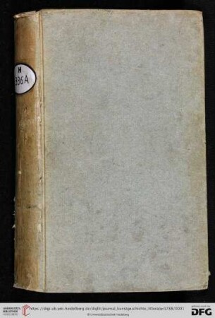 16: Journal zur Kunstgeschichte und zur allgemeinen Litteratur