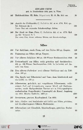 Silber (Nr. 250-270)