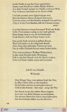 Jakob van Hoddis: Weltende