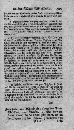Zwey neue schöne Märlein.