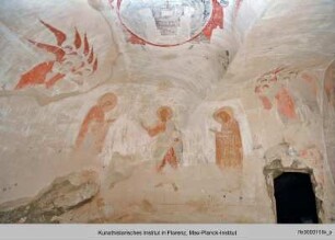 Ausmalung mit Thronendem Christus und Heiligen Kriegern