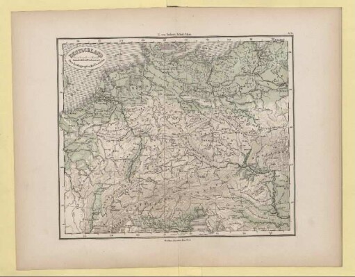 Deutschland. Oro - hydrographische Übersicht