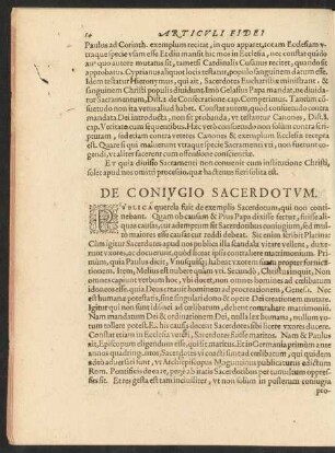 De Coniugio Sacerdotum.