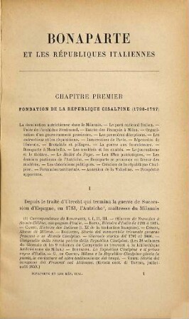 Bonaparte et les républiques italiennes '(1796-1799)'