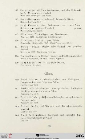Glas (Nr. 180-193)