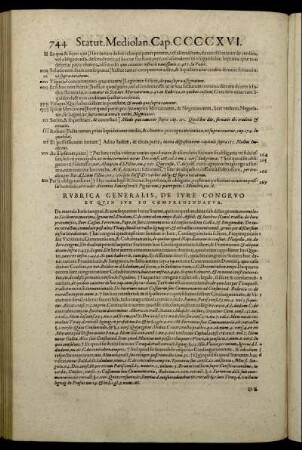 Rubrica Generalis, De Iure Congruo Et Quid Sub Eo Comprehendatur.