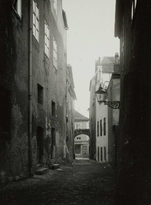 Wachgasse, Blick zum Hauptmarkt