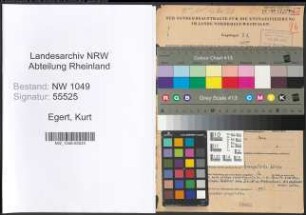 Entnazifizierung Kurt Egert , geb. 02.07.1906 (Berginspektor)