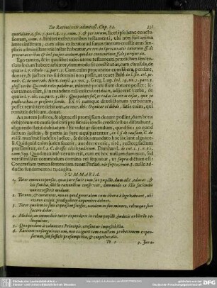 Caput XXV. De expensis & sumptibus ab administrationibus factis, in calculo recipiendis