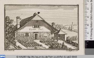 Landschaft mit Bauernhof